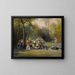 The game of the blindfolds - Léonard Saurfelt — framed artwork on a wall