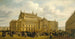 L'Opéra Garnier seen from Auber street around 1880, 9th arrondissement - Léonard Saurfelt — artwork view