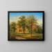 Rome, view of the Villa Torlonia - Longin Christianowitsch Fricke — framed artwork on a wall