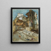 L'Hôtel des Singes à Saint - Cloud - Léopold Flameng — framed artwork on a wall