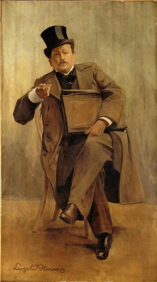 Portrait of Georges Courteline 1858-1929 - Léopold Stevens — artwork view