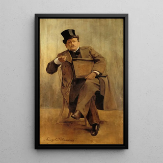 Portrait of Georges Courteline 1858-1929 writer - Léopold Stevens — artwork view