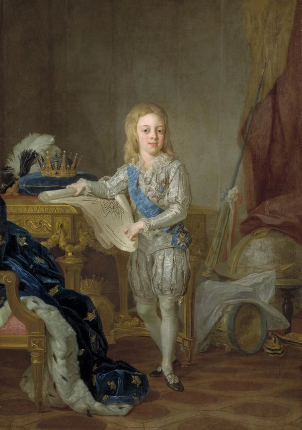 Gustave IV Adolphe 1778-1837 King of Sweden - Lorens Pasch the Younger — framed artwork on a wall