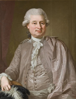 Lorens Pasch the Younger - Portrait of the wholesale dealer Johan Fredrik Burghadi.webp
