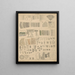 Illustrations for the General Natural History of Oken for all classes Pl002 - Lorenz Oken — framed artwork on a wall