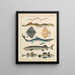 Illustrations for the General Natural History of Oken for all classes Pl040 - Lorenz Oken — framed artwork on a wall