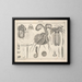 Illustrations of the General Natural History of Oken for all states Pl072 - Lorenz Oken — framed artwork on a wall