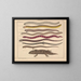 Illustrations of the General Natural History of Oken for all states Pl110 - Lorenz Oken — framed artwork on a wall