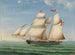 Schonerbrigg Johanne et Oluffa conduites par le capitaine NLEngers d'Altona - Lorenz Petersen — artwork view