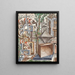 Geometry and perspective Pl 01 - Lorenz Stöer — framed artwork on a wall
