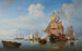 Marine landscape painting with sirocco - Lorenzo Butti — artwork view
