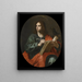 Saint Jean l'Évangéliste - Lorenzo Lippi — framed artwork on a wall
