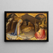 The Nativity - Lorenzo Monaco — framed artwork on a wall