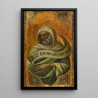 The Prophet Jeremiah - Lorenzo Monaco — framed artwork on a wall