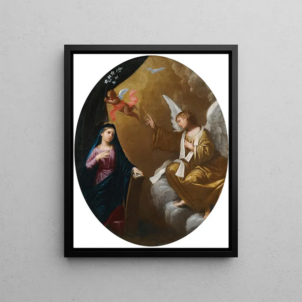 L'Annonciation - Lorenzo Pasinelli — framed artwork on a wall