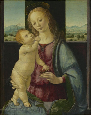 Lorenzo di Credi - Madonna and Child with a Pomegranate.webp