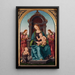 Madonna and Child with the Little Saint John and Angels - Lorenzo di Credi — framed artwork on a wall
