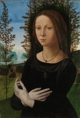Portrait of a Young Woman - Lorenzo di Credi — artwork view