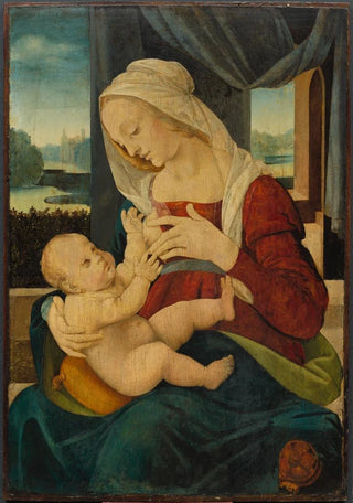 Virgin and Child Painting - Lorenzo di Credi — artwork view