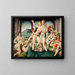 Bathers - Lorser Feitelson — framed artwork on a wall