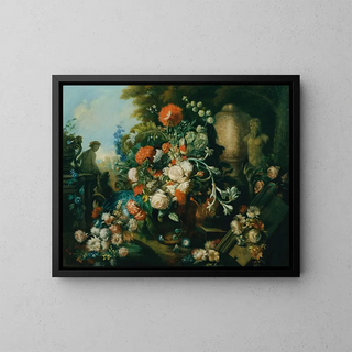 Bouquet de fleurs - Lotte Sykora — framed artwork on a wall