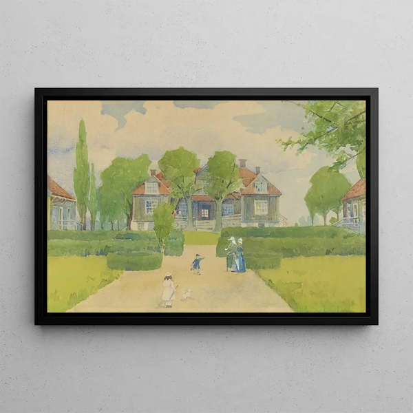 Manor House of Nsby - Lotten Rönquist — framed artwork on a wall