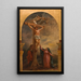 The Christ carrying his Cross - Louis-Antoine-Léon Riesener — framed artwork on a wall