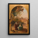 The Rest During the Flight into Egypt - Louis-Antoine-Léon Riesener — framed artwork on a wall