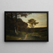 Les grands bois de Fenioux, Saintonge - Louis-Auguste Auguin — framed artwork on a wall