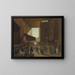 the Cairo Bazaar - Louis-Émile Pinel de Grandchamp — framed artwork on a wall