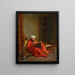 The Reader - Louis-Émile Pinel de Grandchamp — framed artwork on a wall