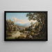 the Mosque Bourtassi or the Dervish Monastery in Tripoli, Lebanon - Louis-François Cassas — framed artwork on a wall