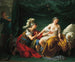 Alcibiade kneeling before his mistress - Louis-Jean-François Lagrenée — artwork view