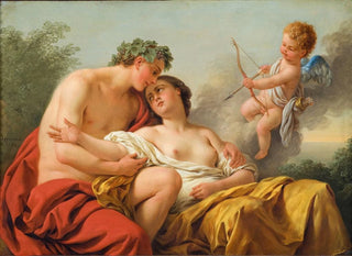 Bacchus et Ariane - Louis-Jean-François Lagrenée — artwork view
