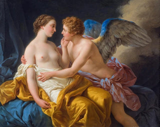 Cupidon et Psyché - Louis-Jean-François Lagrenée — artwork view