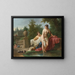 David and Bathsheba - Louis-Jean-François Lagrenée — framed artwork on a wall