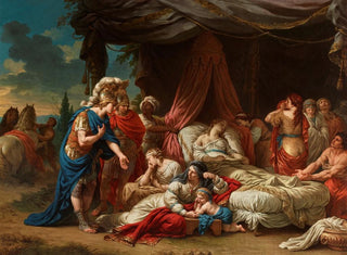 Death of Darius's Wife - Louis-Jean-François Lagrenée — artwork view