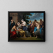 L'amitié consolant la vieillesse de la perte de la beauté et du départ des plaisirs - Louis-Jean-François Lagrenée — framed artwork on a wall
