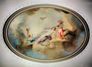 The Triumph of Flora - Louis-Jean-François Lagrenée — artwork view