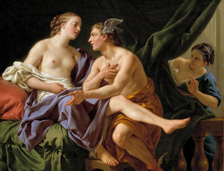 Mercury, Herse and Aglaura - Louis-Jean-François Lagrenée — artwork view