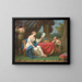 Penelope reading a letter from Ulysses - Louis-Jean-François Lagrenée — framed artwork on a wall