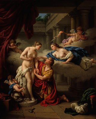 LouisJeanFranois Lagrene - Pygmalion and his statue.webp
