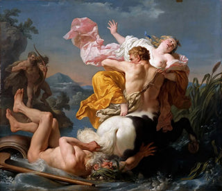 L'Enlèvement de Déjanire par le centaure Nessus - Louis-Jean-François Lagrenée — artwork view