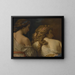 Deux nymphes - Louis-Jean-François Lagrenée — framed artwork on a wall