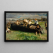 Les ravageurs - Louis-Joseph Anthonissen — framed artwork on a wall