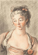 Bust of a Young Woman Looking Down - Louis-Marin Bonnet — artwork view
