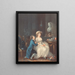 L'Amant écouté - Louis-Marin Bonnet — framed artwork on a wall