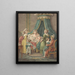 Les Compliments Du Jour De L'an - Louis-Marin Bonnet — framed artwork on a wall