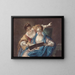 Les fins musiciens - Louis-Marin Bonnet — framed artwork on a wall