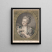 La Femme Prenant Du Café - Louis-Marin Bonnet — framed artwork on a wall